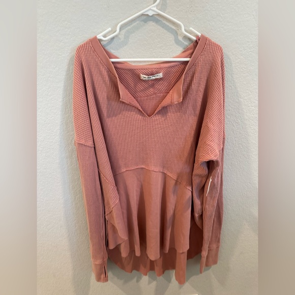 Near Free People We the Free Monterey Thermal Shirt - Picture 9 of 10